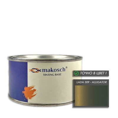 Автоэмаль makosch/LADA 309, Базовая эмаль, зелный, перламутр, 200мл.