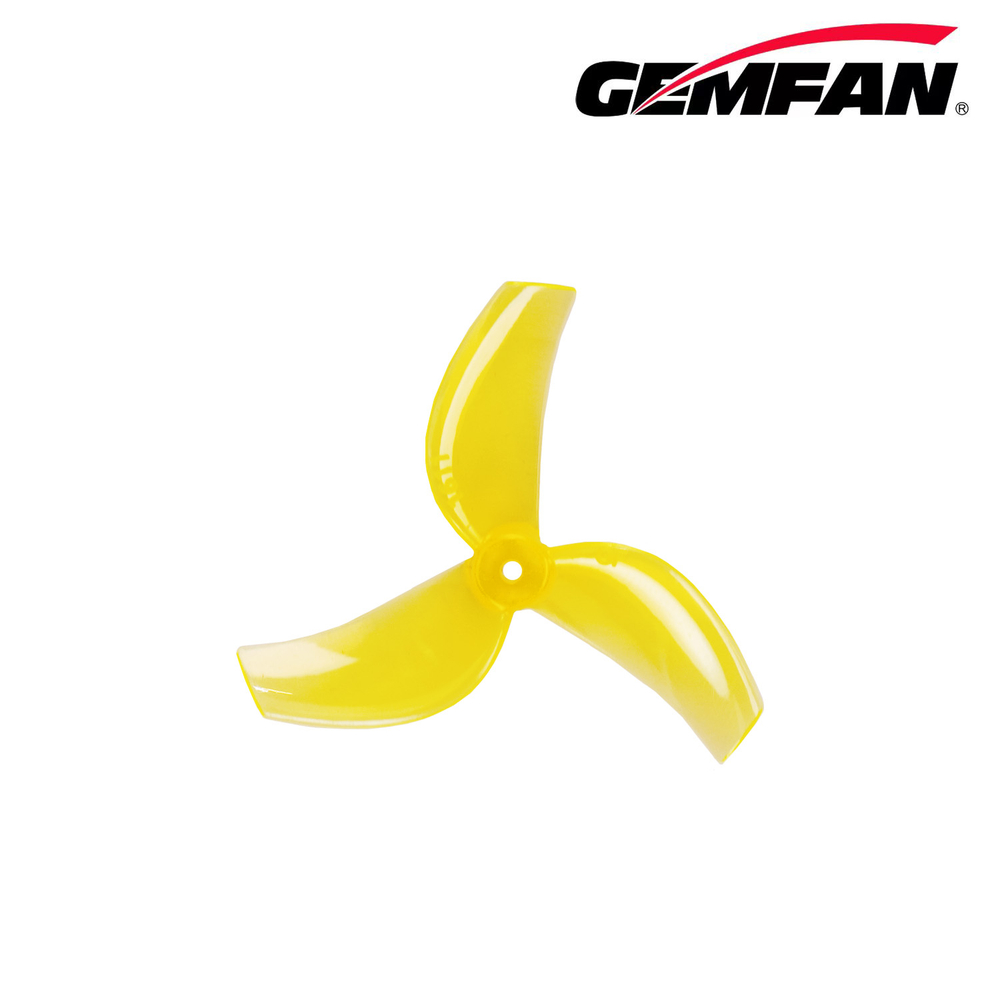 Пропеллеры Gemfan 1611 3х лопастные 1.5mm-вал (Желтые) 4шт.