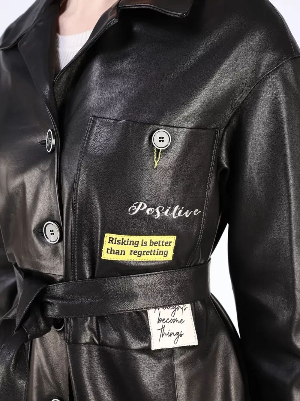 Кожаная куртка демисезонная рубашка