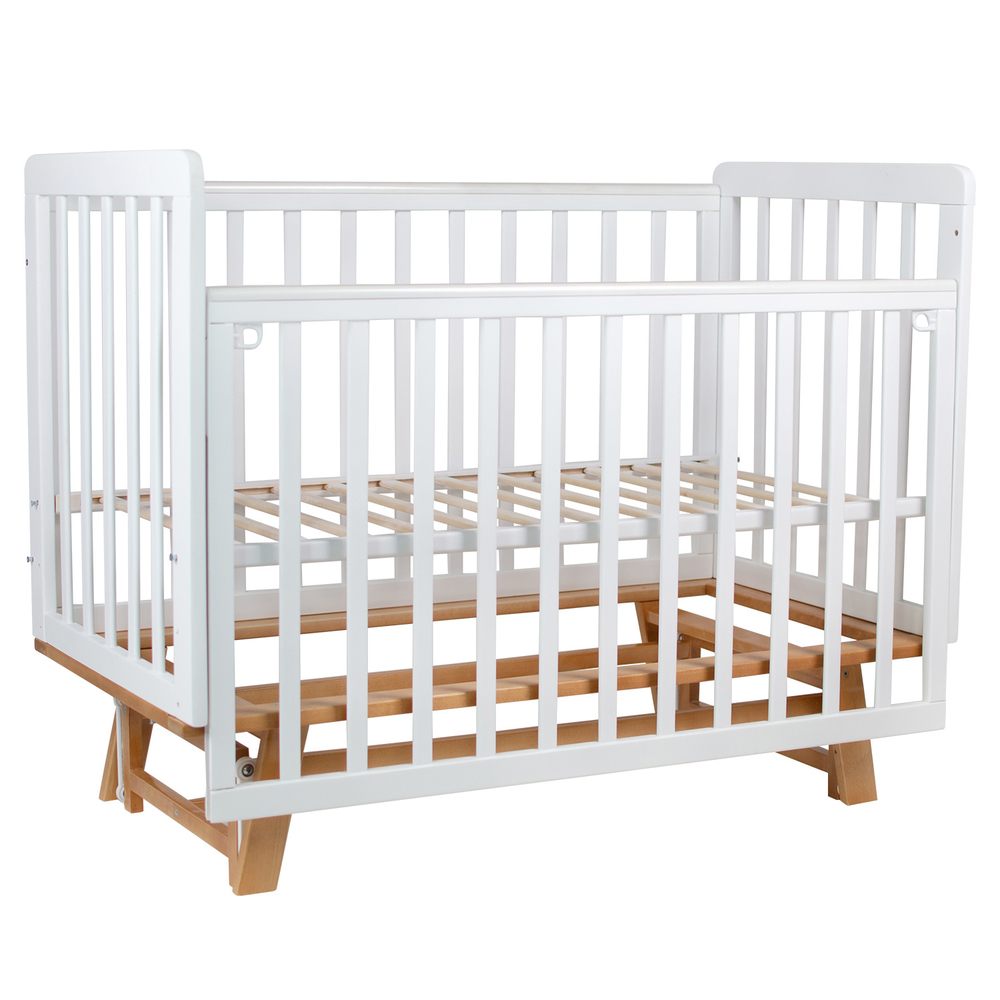 Кровать детская Sweet Baby Palladio Белый/Натуральный с маятником