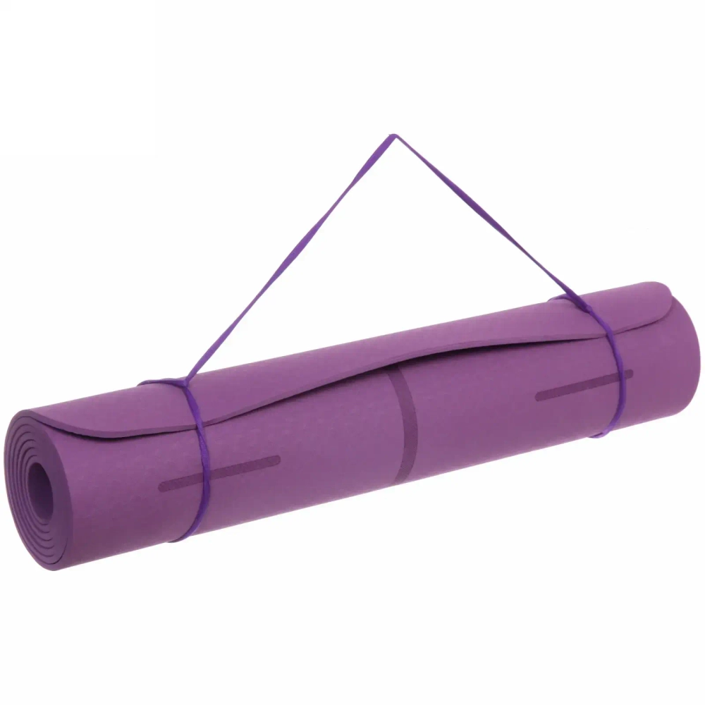 Коврик для йоги «Мандала» 183*61*06 см (ТРЕ), фиолетовый