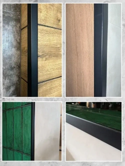 Алюминиевый анодированный декоративный уголок ПН 10х10мм черный/мат длина 2,7 м.