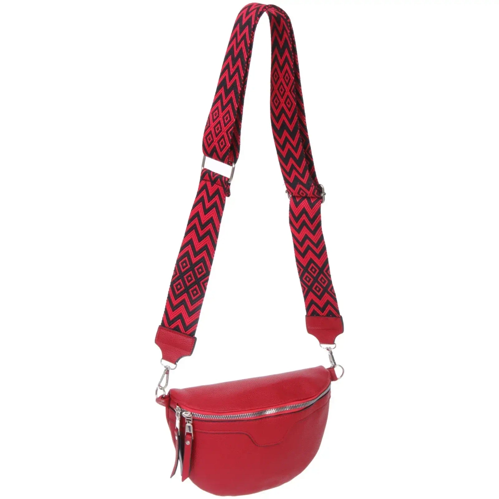 Сумка женская через плечо «ИМАНИ», цвет бордовый, три кармана, 24*19*7*5см (лейбл Ultramarine)