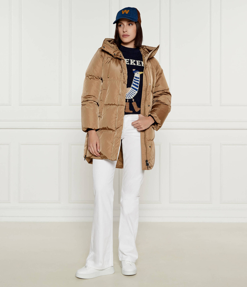 Пуховая куртка Weekend MaxMara - светло-коричневый(254960426)