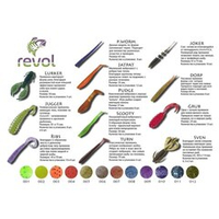Резина съедобная «Revol» (цвет и размер (45 мм-70 мм) случайный), 5 упаковок по 5-10 шт.