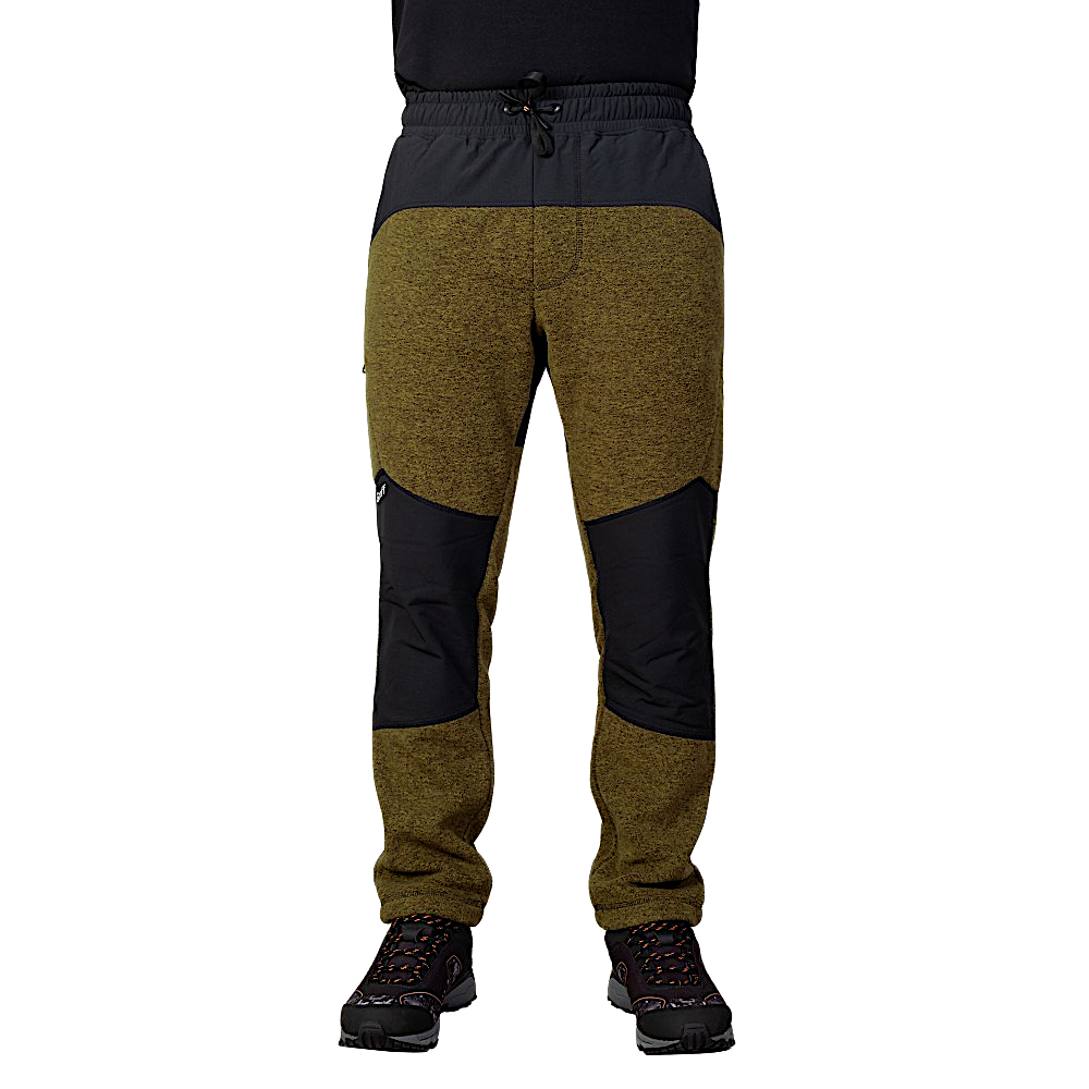 Брюки флисовый Graff 233-P-SP-13 с вставками Коричневые -
