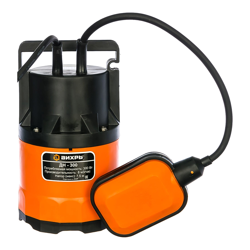 Насос погружной дренажный Вихрь ДН-300