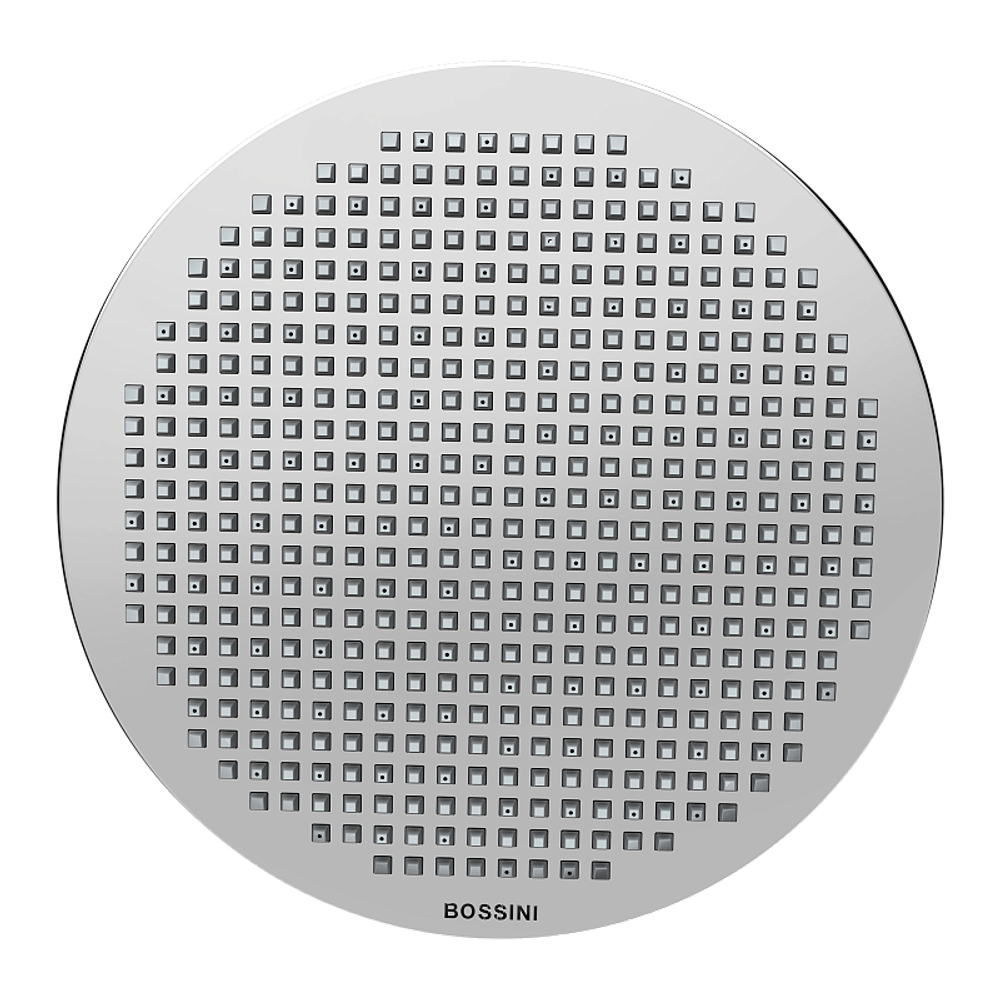 Верхний душ BOSSINI Apice 280 мм, с настенным кронштейном 400 мм, хром (H70430I.030)