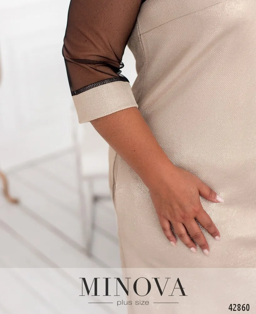 Платье 8631-капучино Minova