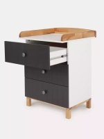 Комод RANT "BAMBOO" 64см 3 ящ. (арт.103) Moon Grey