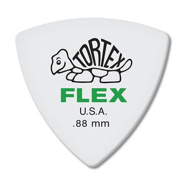 Медиаторы, 6шт, 0,88мм, треугольные, Dunlop 456P.88 Tortex Flex