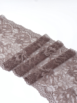 Эластичное кружево для белья цвет перец ширина 23 см