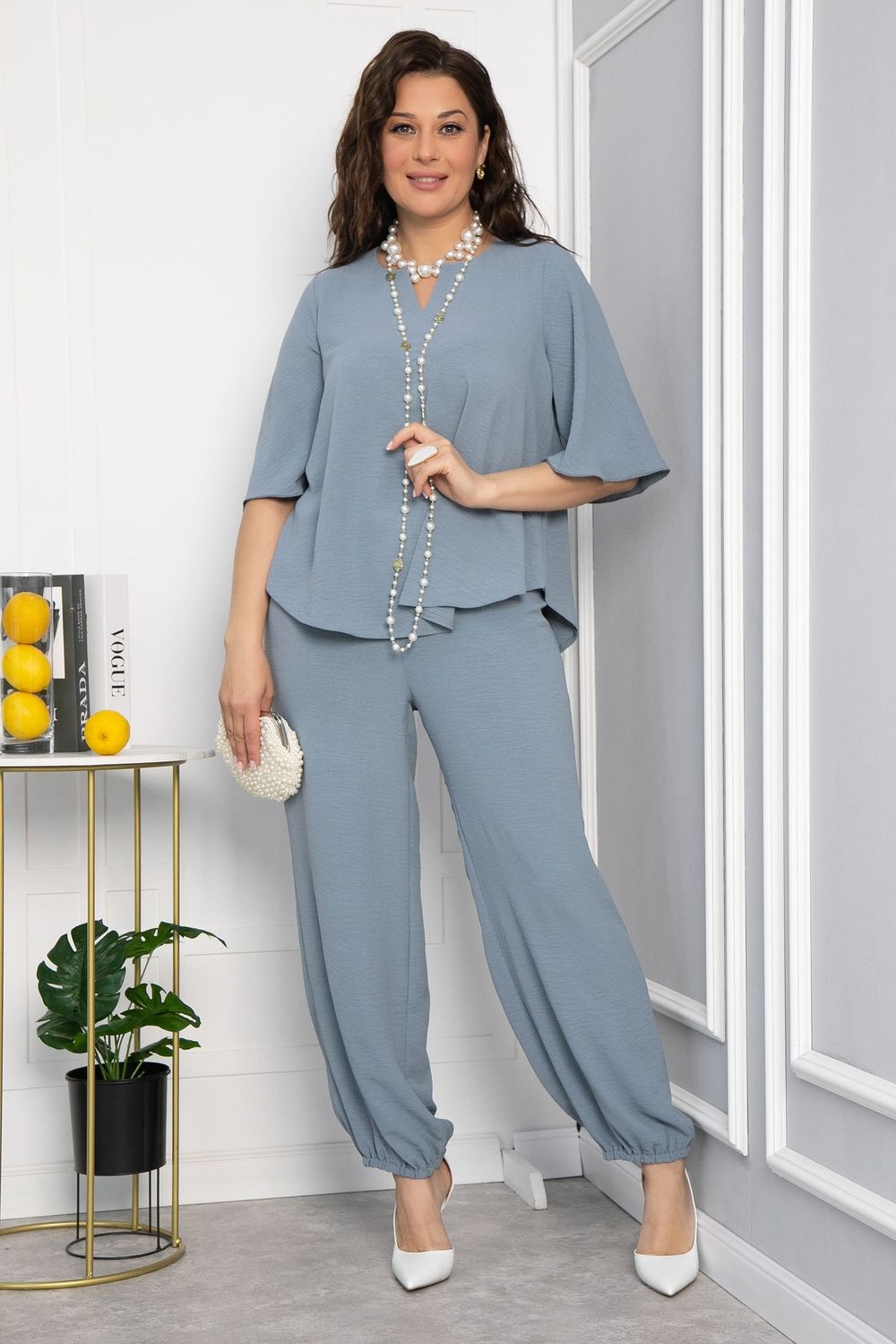 Костюм Летняя соната (серо-голубой) К13716-15М LT Collection