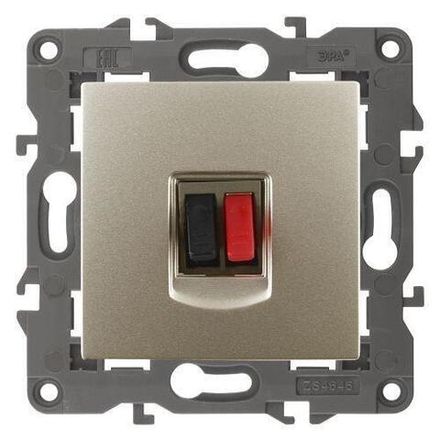 Розетка аудио 14-3111-04 Elegance шампань ЭРА Б0034323