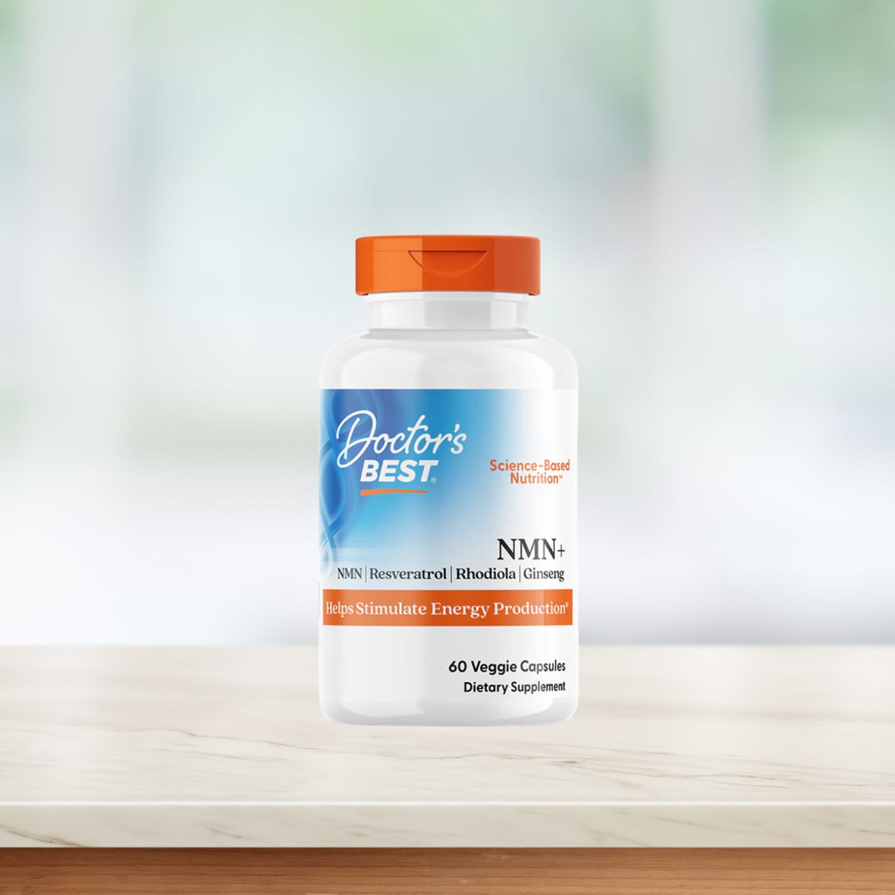 Doctor's Best, NMN+, 60 растительных капсул
