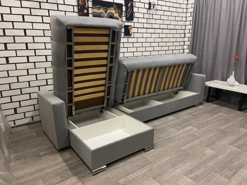 Белиз с оттоманкой Veluta LUX 52  (микровелюр)