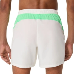 Мужские теннисные шорты Asics Padel Court 7in - cream/vital green