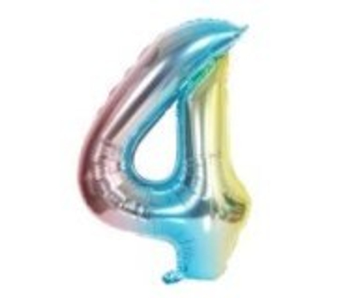 Шар цифра №4 Градиент