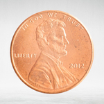 USA, 1 Cent, 2012 - Lincoln Memorial - Shield Reverse Cent, XF