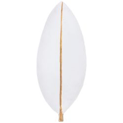 БЛЮДО ДЕКОРАТИВНОЕ "LEAF" ЦВЕТ:БЕЛЫЙ 39*16,5*4СМ