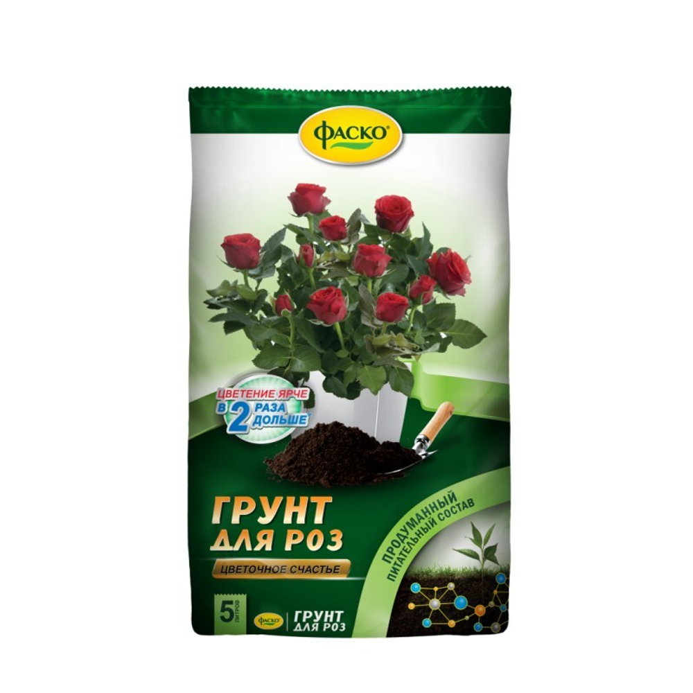 Грунт д/роз  5л Цветочное счастье ФАСКО