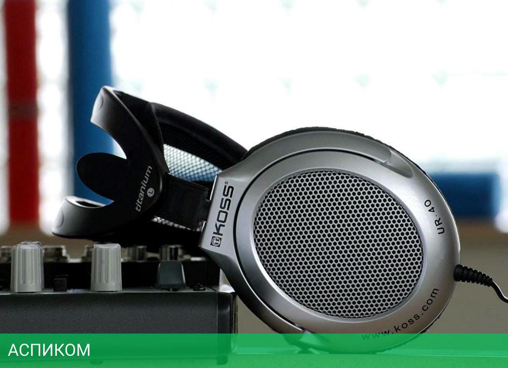 Наушники Koss UR40 Silver/Black (1109338)