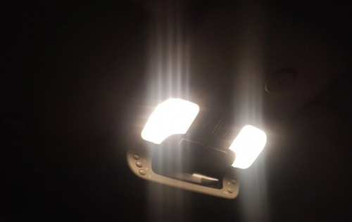 Плата в водительский плафон Terracan - белый