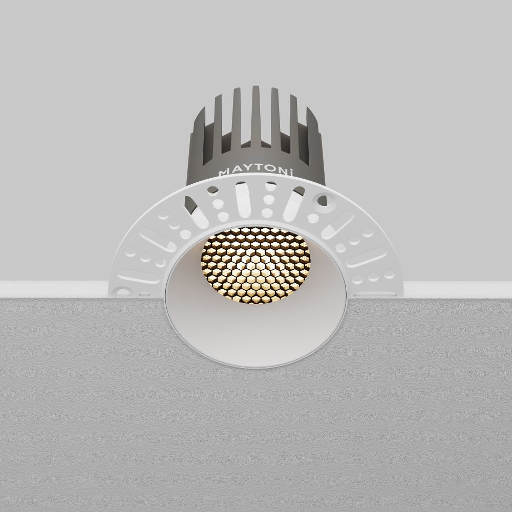 Светильник встраиваемый светодиодный Maytoni   DL121-15W-3K-TRS-W