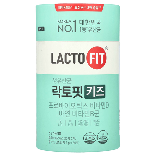 Lactofit, Пробиотик, для детей, 60 стиков (2 г) каждый