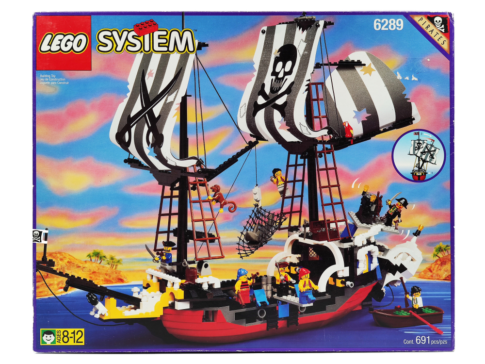 Конструктор Пираты  LEGO 6289 Краснобородый бегун