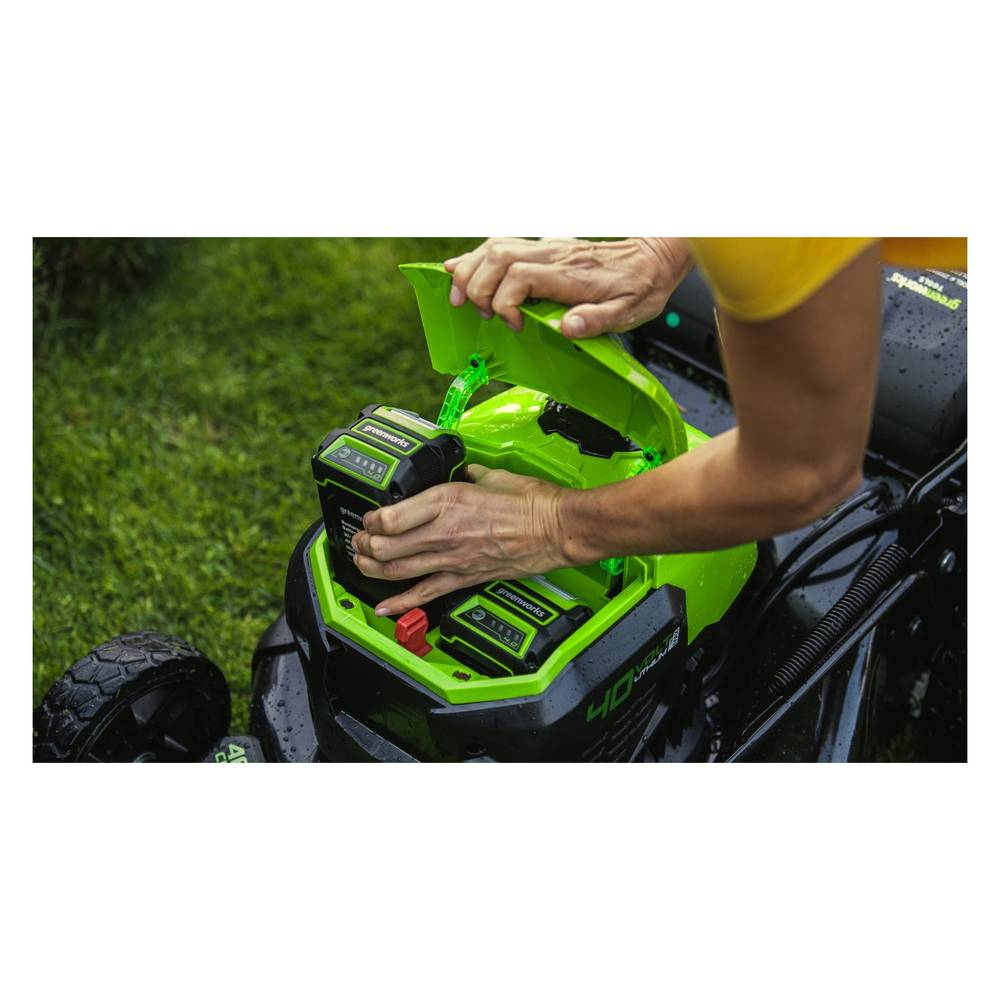 Аккумуляторная газонокосилка Greenworks GD40LM46SPk5