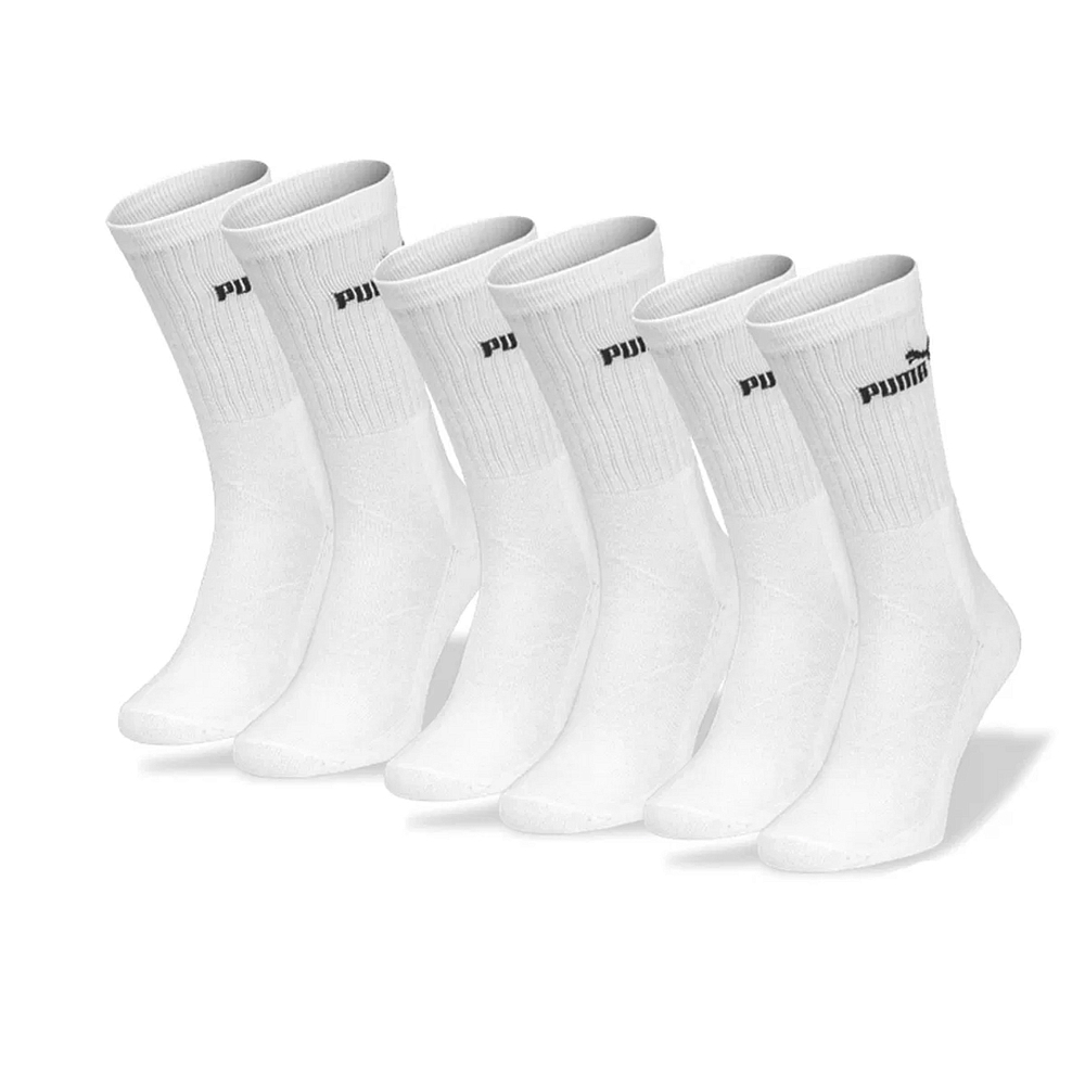 Носки PUMA ELEMENTS UNISEX CREW SOCK 3P