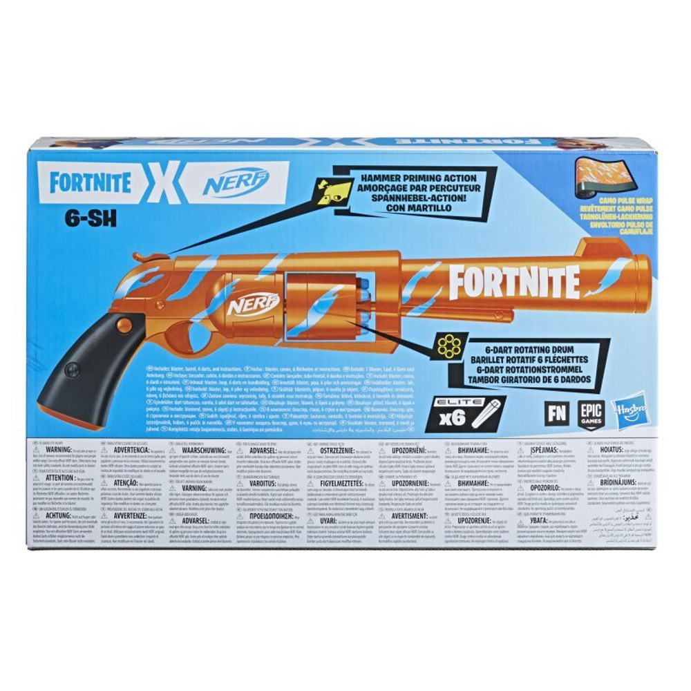 Nerf - Fortnite 6-SH Launcher + 6 дротиков F2678