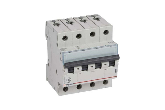 Автоматический выключатель B50A 4П 6000/10kA Tx3 Legrand