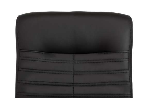 Кресло руководителя Бюрократ CH-480LT черный эко.кожа крестов. пластик