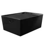 Контейнер VERSA L, 12 л. с крышкой, цвет прозрачный черный