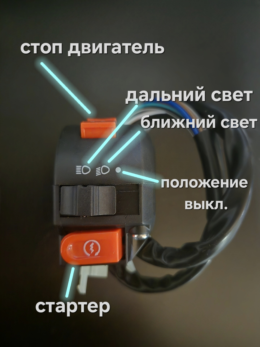 пульт на квадроцикл ATV 110-125 левый