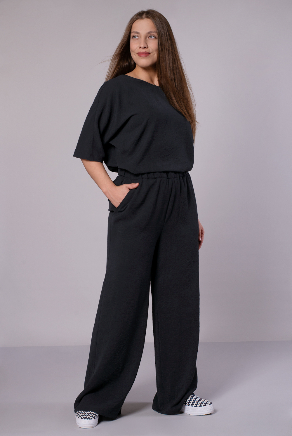 Брюки женские 3988ВП, черный #30Ч023988ВП