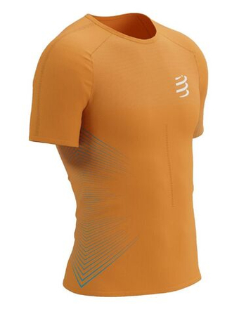Мужская теннисная футболка Compressport Performance SS Tshirt - Оранжевый