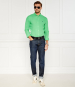 Льняная рубашка POLO RALPH LAUREN - зеленый(710829443)