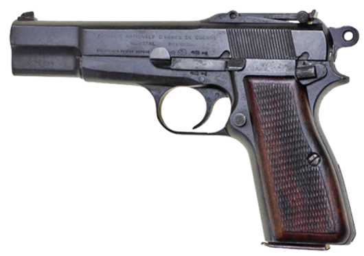 Пистолет охолощенный Browning High-Power оригинал СХП, Вермахт