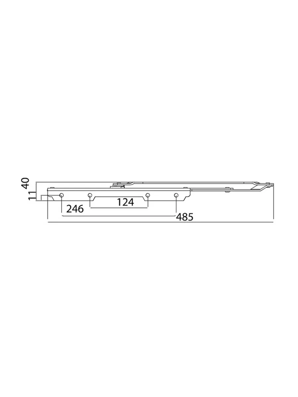 Механизм для дивана Eksan 10122, комплект