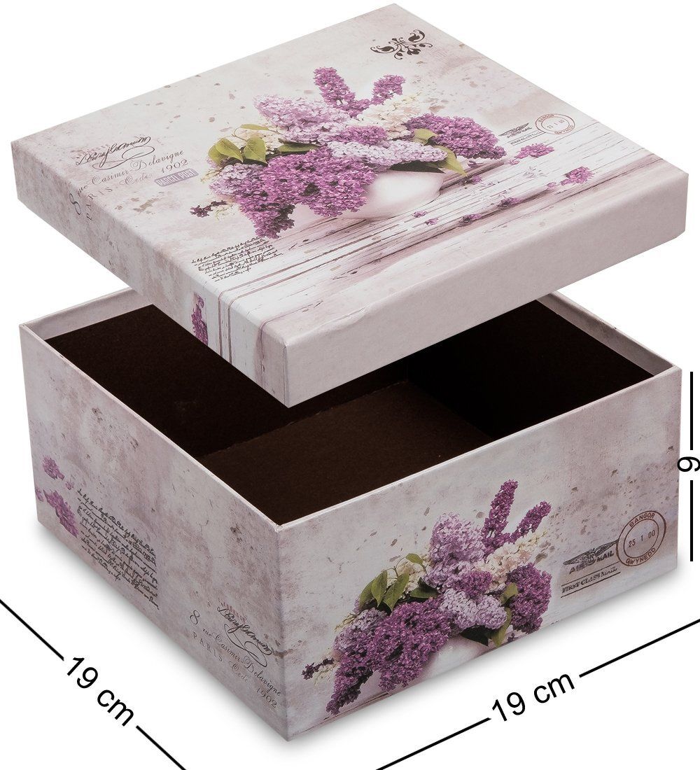 WG-23/3-A Коробка подарочная «Квадрат» цв.пудровый