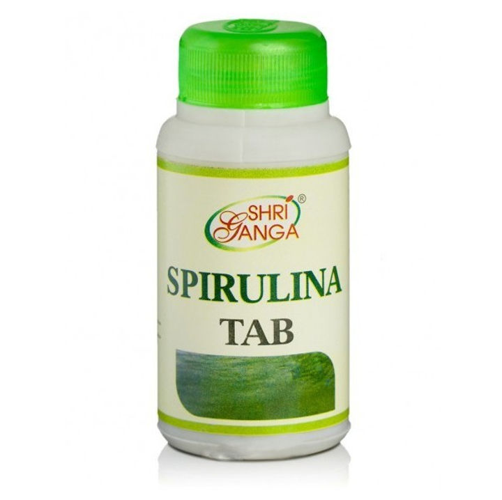 БАД Shri Ganga Spirulina Спирулина 500 мг 60 таб