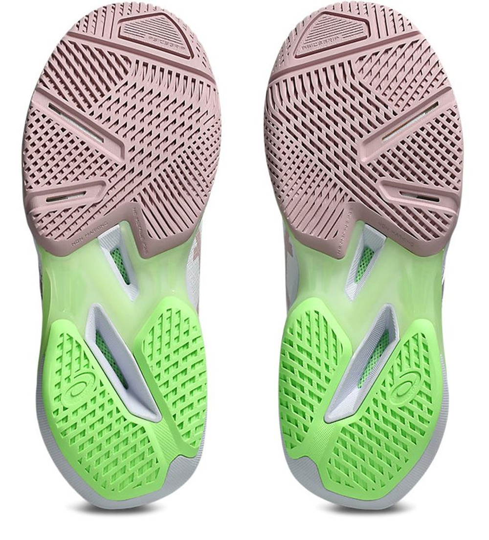 Женские теннисные кроссовки Asics Solution Speed FF 4 - white/morganite