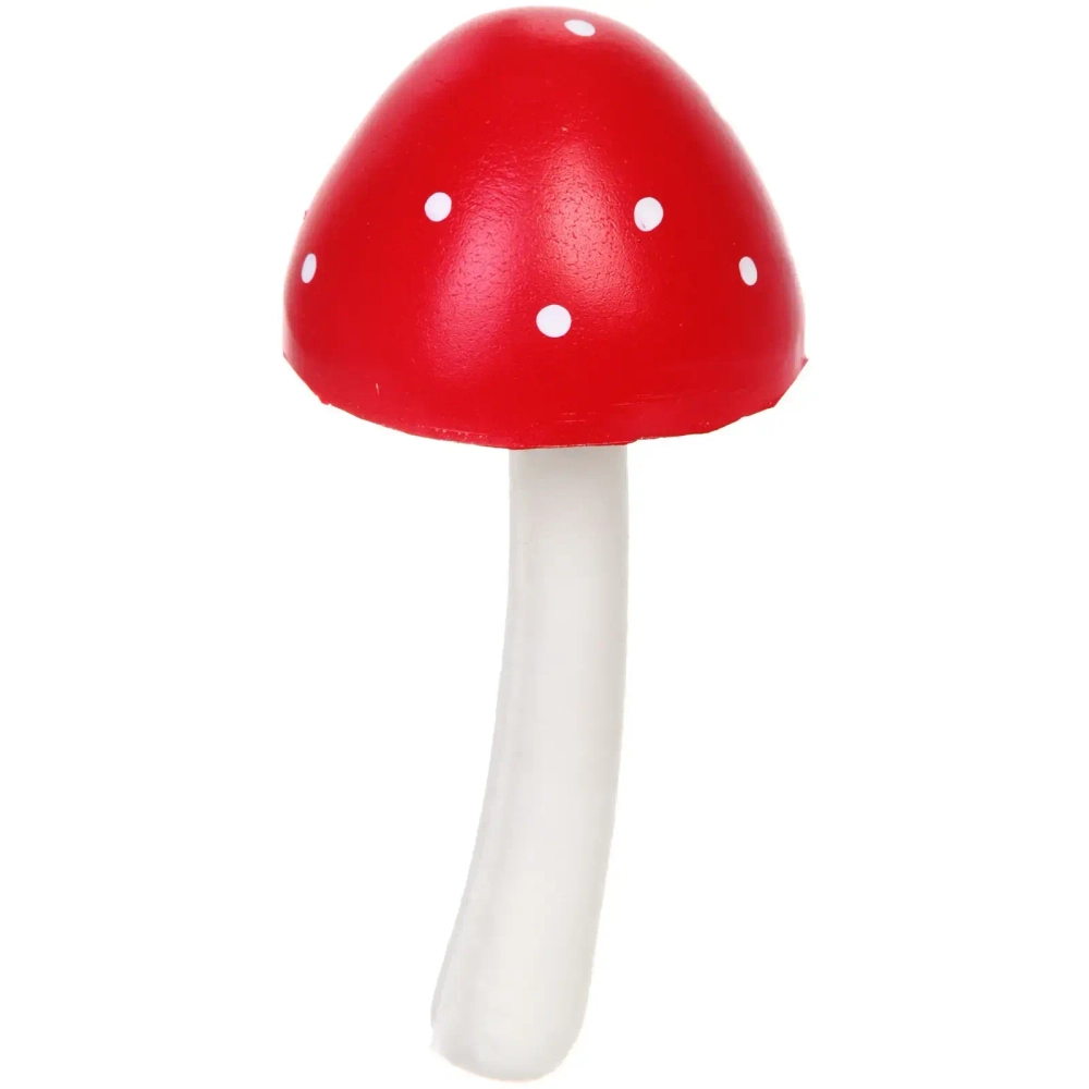 Фигура садовая «Грибной улов - Мухомор» 16 см, красный
