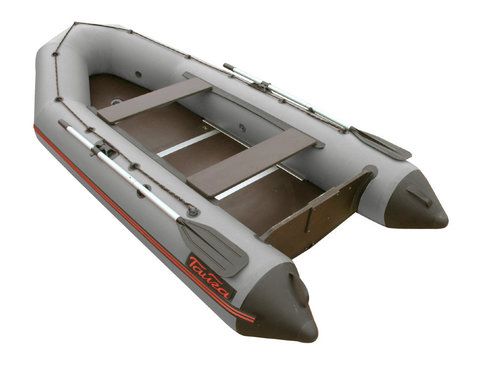 Надувная лодка Лидер Тайга-320 (под мотор 8-10 л.с., серая)