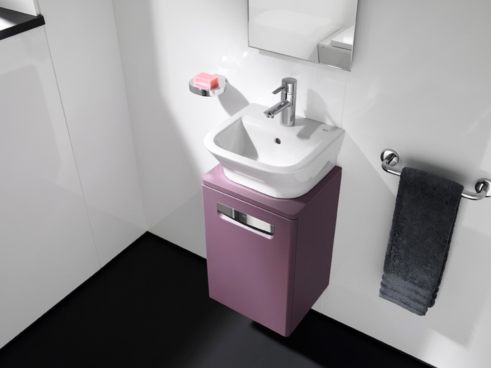 Тумба под раковину Roca The Gap 45 фиолетовая ZRU9302743
