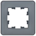 BRITE Рамка 1-местная РУ-1-2-Бр стекло графит RE IEK
