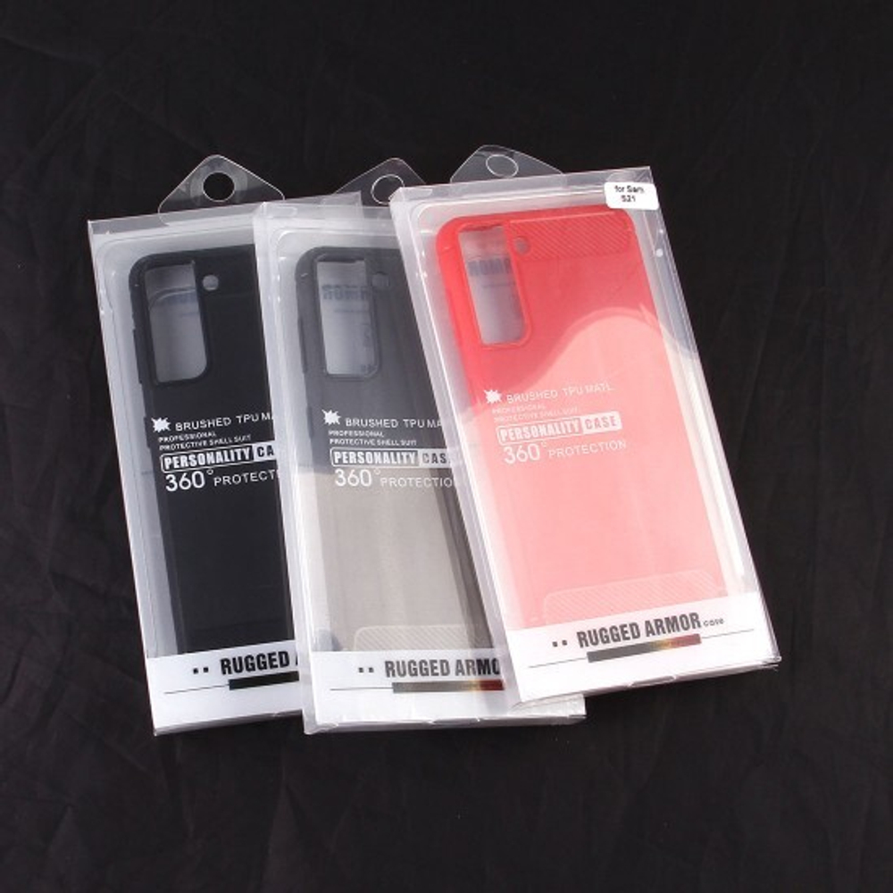 Противоударный чехол для Samsung Galaxy S21, 009508 Серый